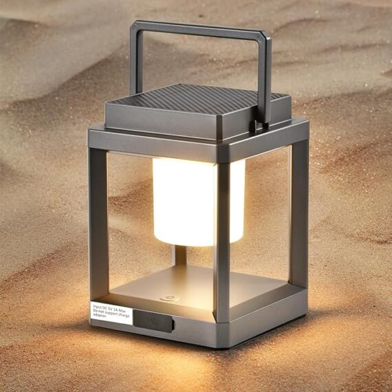 LETRY Solar Outdoor Table Lamp